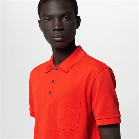 louis vuitton polo shirt damier|Cotton Half Damier Pocket Polo .